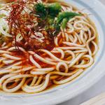 ピリ辛菜の花そば