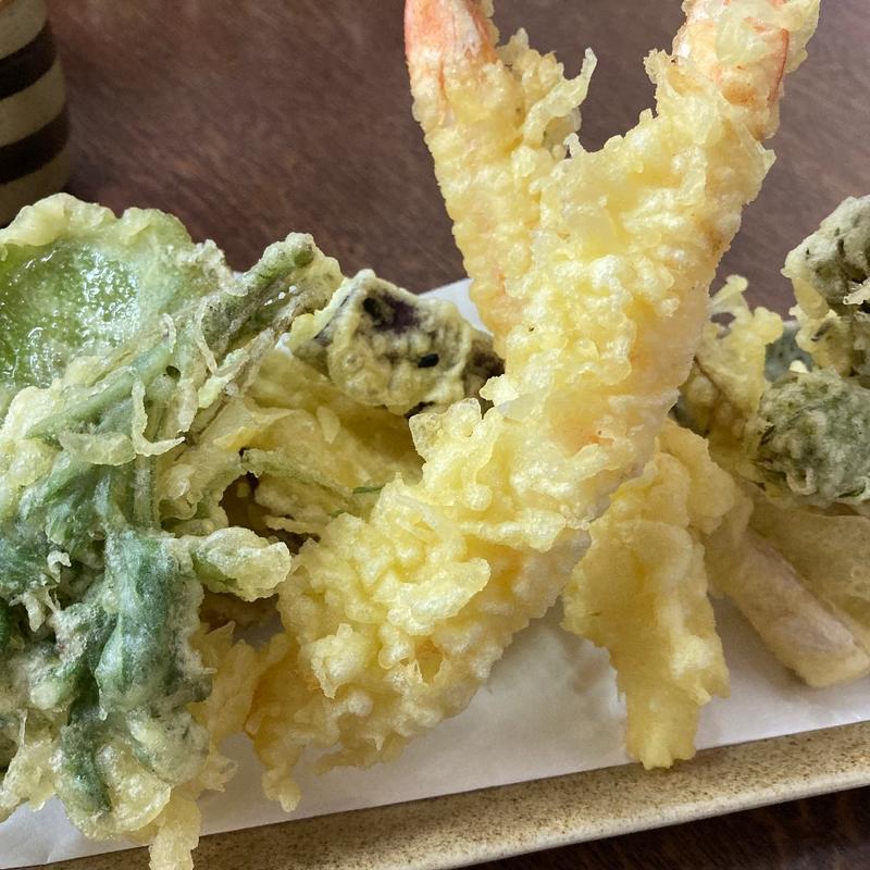 天ぷら盛り合わせ(そば処おにひら ひるかみ店 )