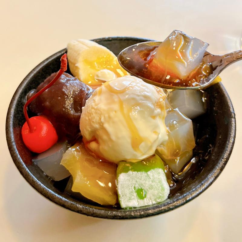 クリームあんみつ(甘味 あづま)