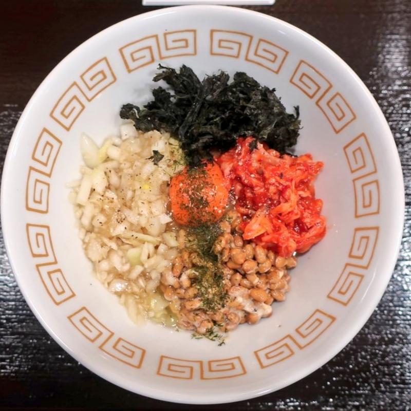 八王子釜玉納豆キムチ中華蕎麦(八王子釜玉中華蕎麦)