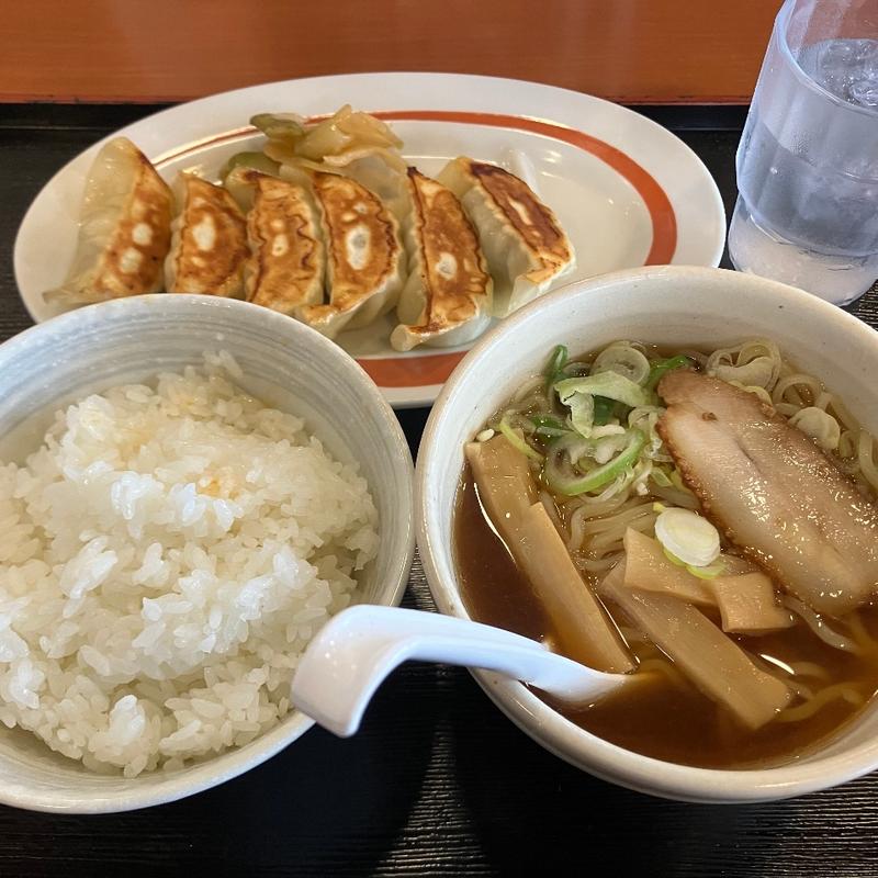 餃子シングル半ラー定食(幸楽苑 日立相田店 )