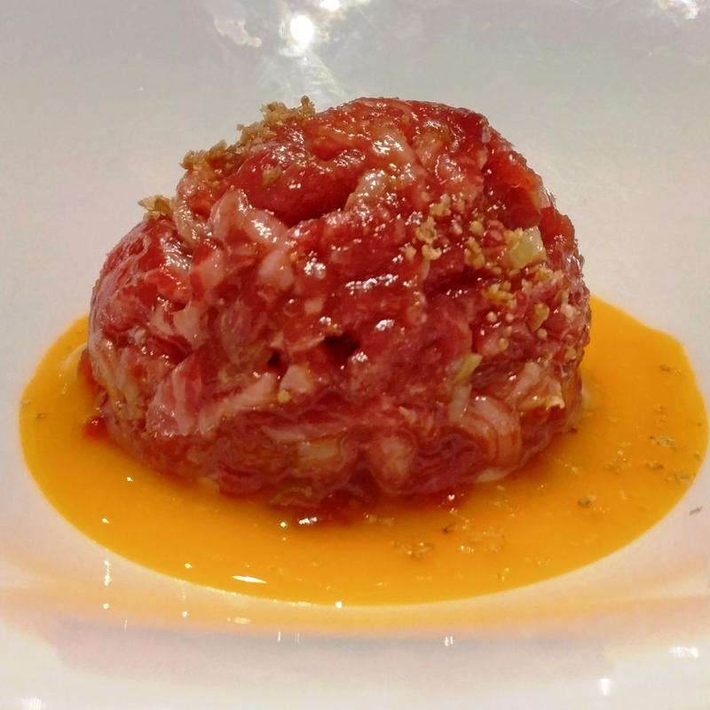 カメノコのユッケ(ビーフキッチン 横浜店)