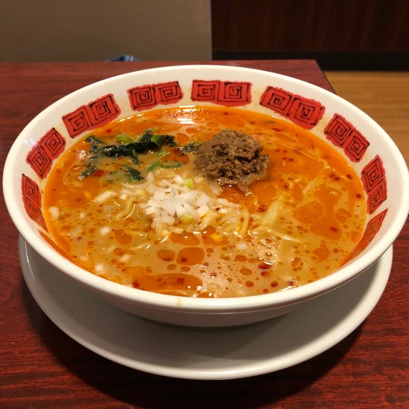 辛口四川坦々麺(バーミヤン 足立保塚店)