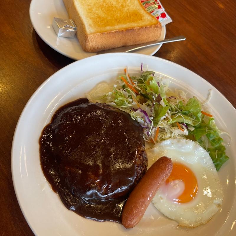 ハンバーグモーニングセット(ガスト 三木志染店 )