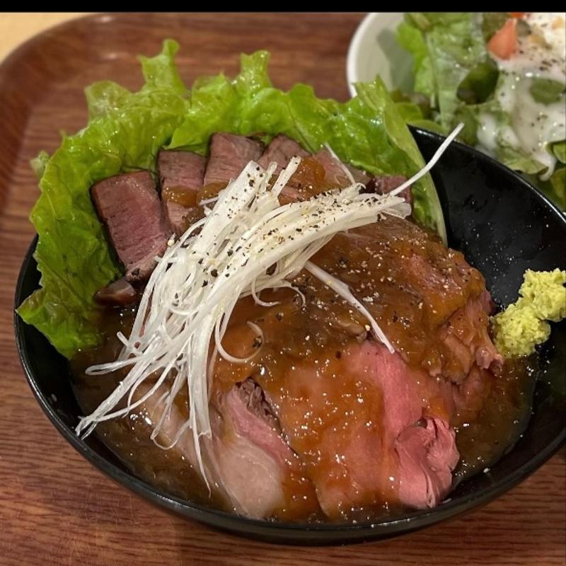 ローストビーフ&ステーキ丼(ローストビーフ星 エスパル郡山)
