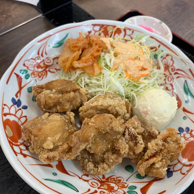 唐揚げ定食(松風屋 小笠PA下り売店 （【旧店名】小笠パーキングエリア下り線スナックコーナー）)