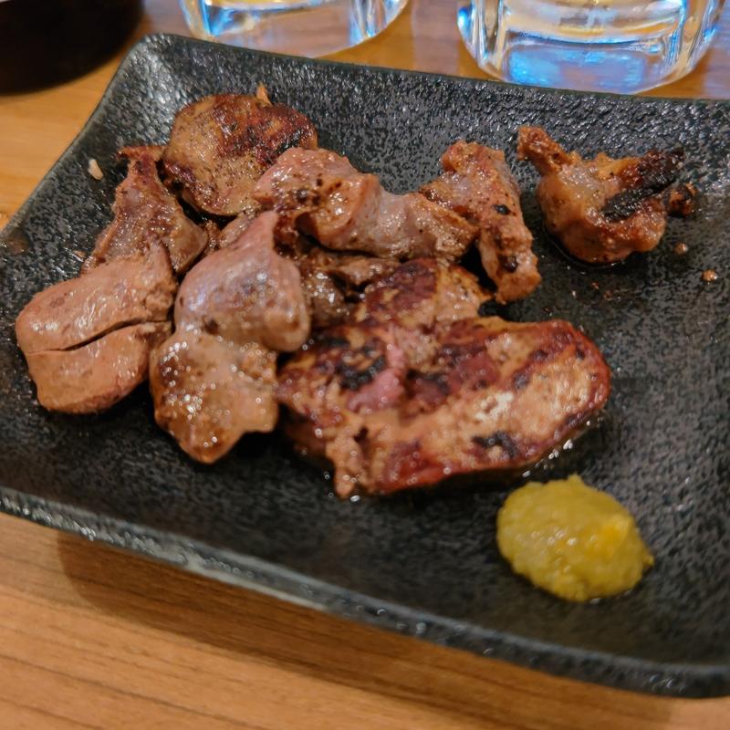 鶏ホルモン焼き(手羽唐酒場ビクトリー ぴおシティ桜木町店)