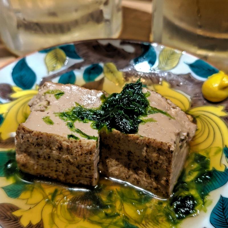 海おでん 焼き豆腐(貝 刺身専門店 しらはら 関内)