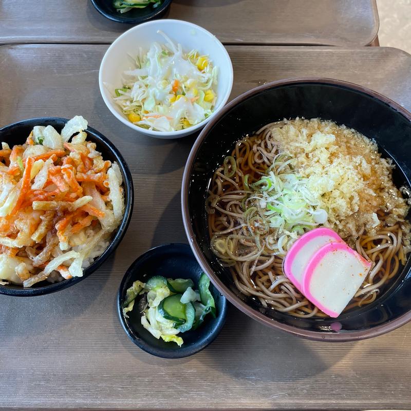 ミニかき揚げ丼セット(閖上マリンキッチン)