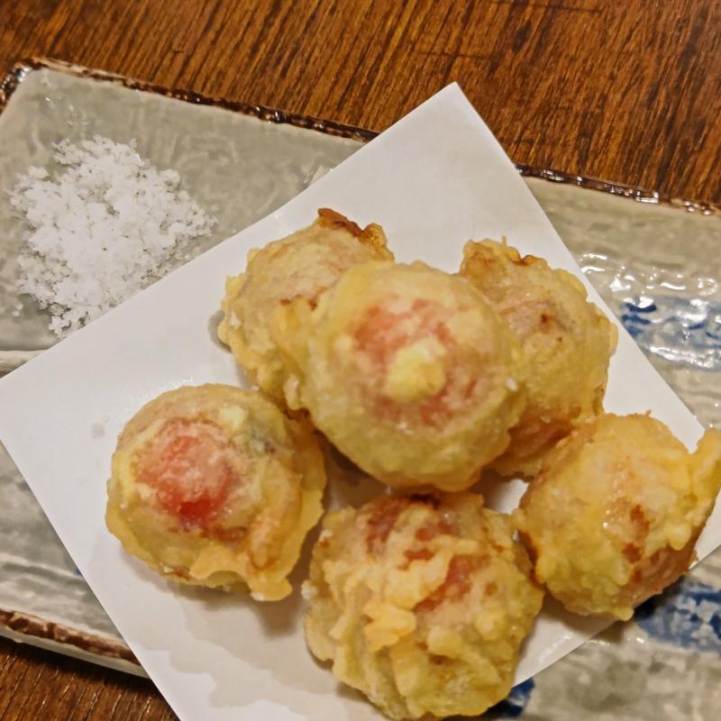 ミニトマト天ぷら(のげちゃん)