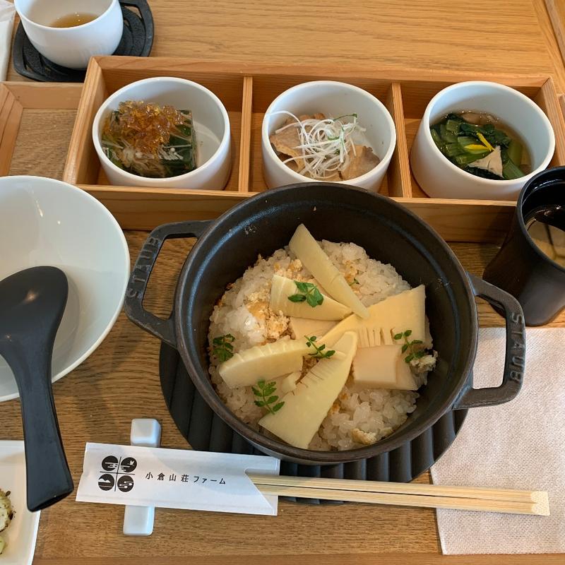 筍ご飯御膳(小倉山荘カフェ )