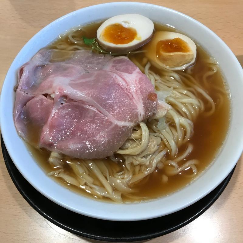 半熟煮卵醤油ラーメン(麺処 絢)