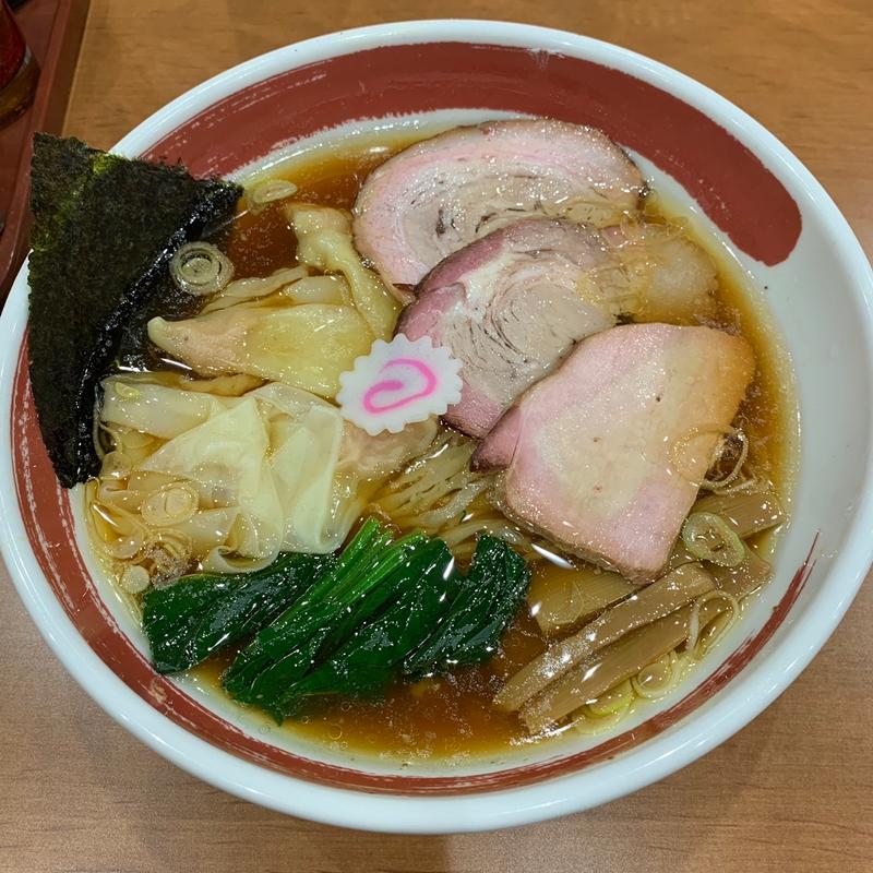 ワンタン麺(白河手打ち中華そば せいじゅ)