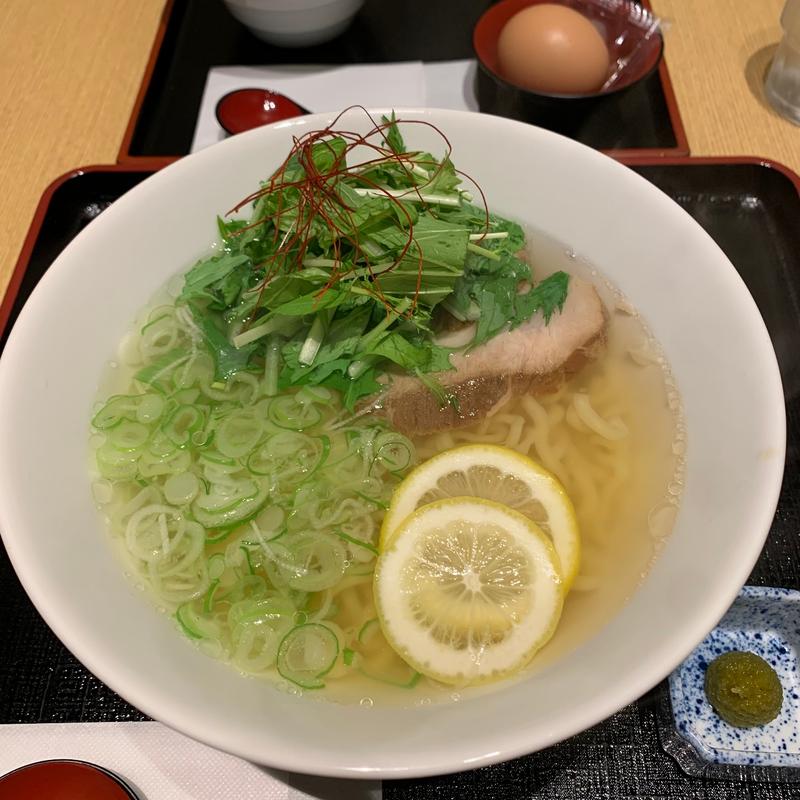 会津山塩レモンラーメン(会津山塩食堂)