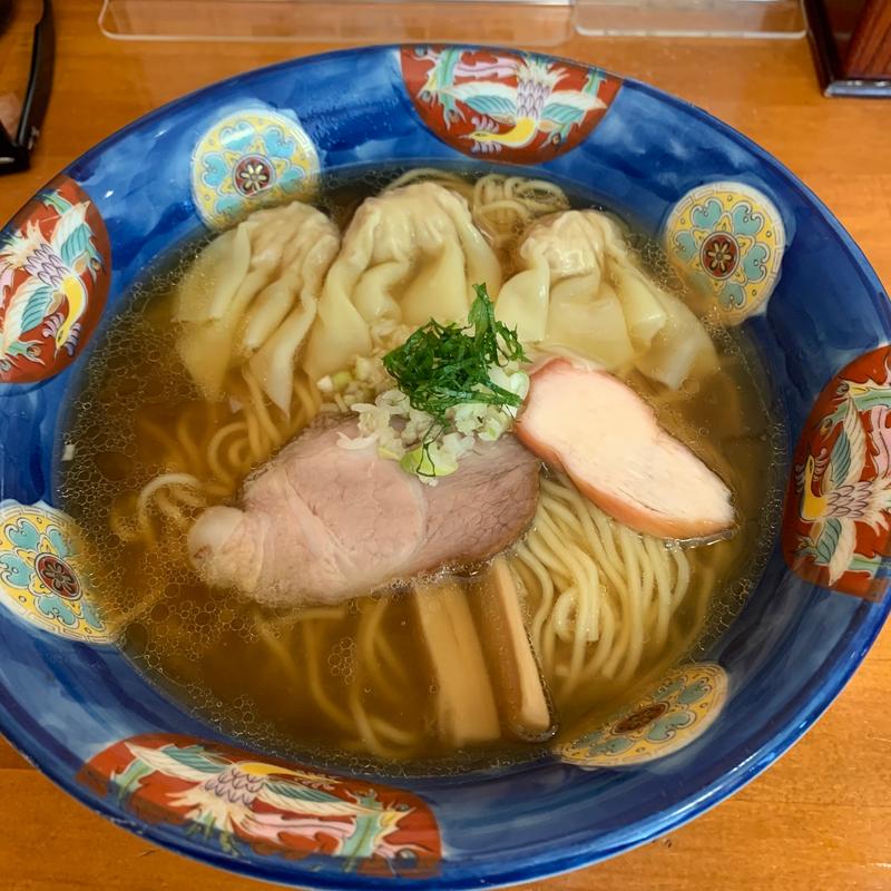肉ワンタン麺　ハーフ　重ね味(幸雲 )