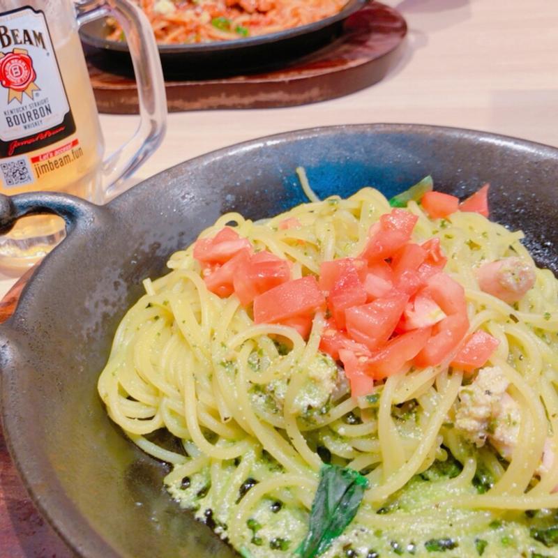 たらジェーノ(てっぱんのスパゲッティ リンクス梅田店)