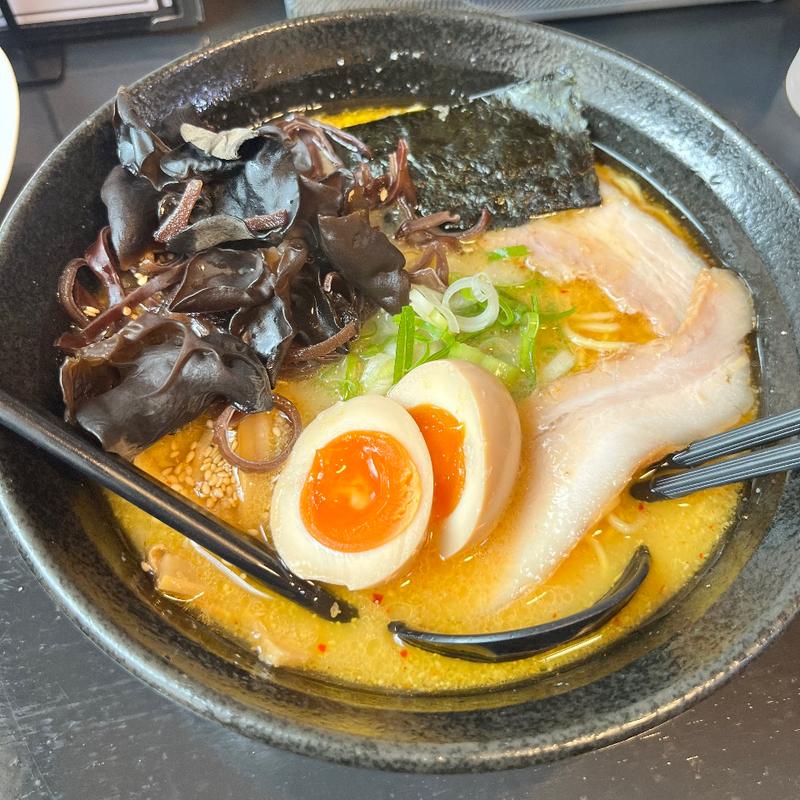 味噌ラーメン　味玉、きくらげトッピング(らーめん玄 神楽店)