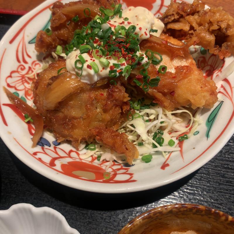 自家製タルタルのチキン南蛮御膳(和えに)