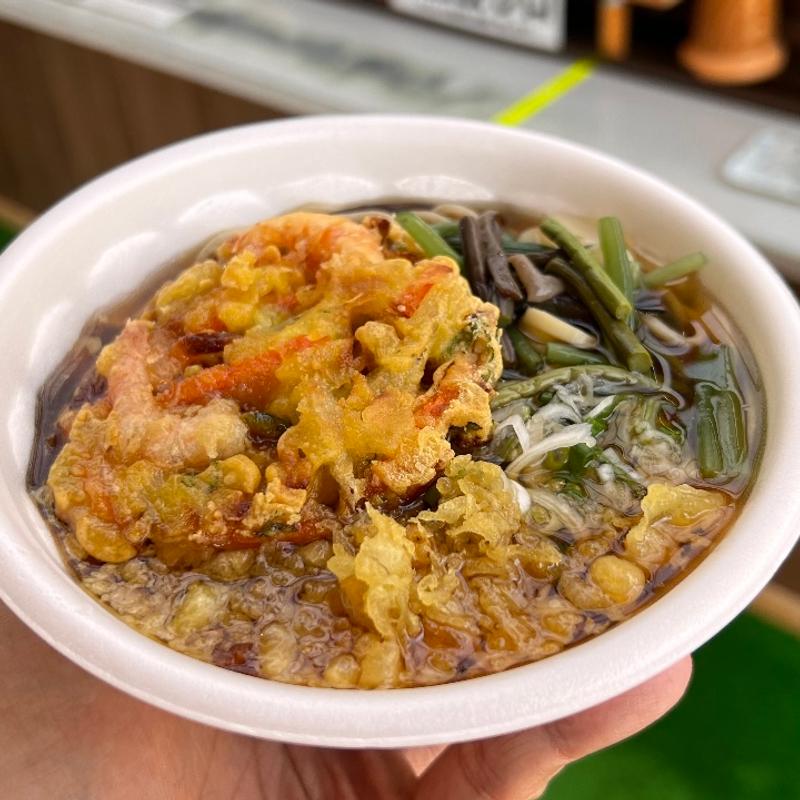 かき揚げ天そば(道の駅 小谷 )