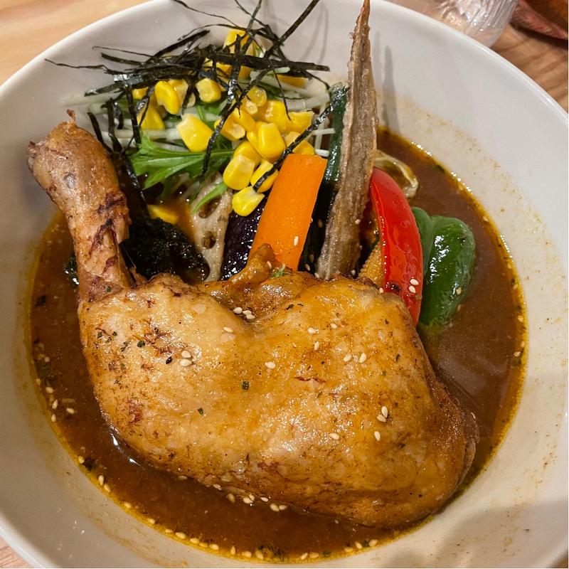 奇跡のパリパリチキン(札幌スープカレー ヒグマ)