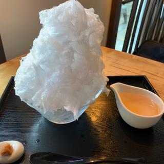 桜みつのかき氷(阿佐美冷蔵 宝登山道店)