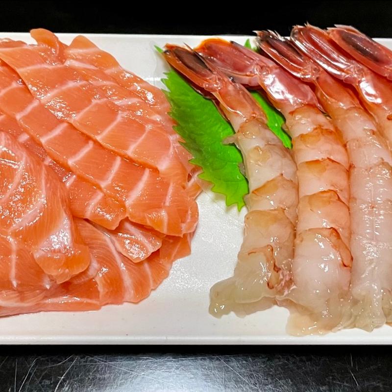 刺身盛り(サーモン、エビ)(ロピア ららぽーとTOKYO-BAY店)