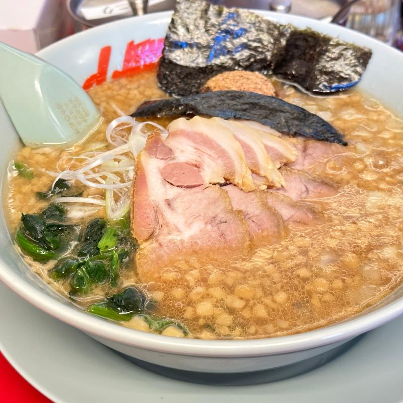 和節とんこつ醤油ラーメン(ラーメン山岡家 上三川店)