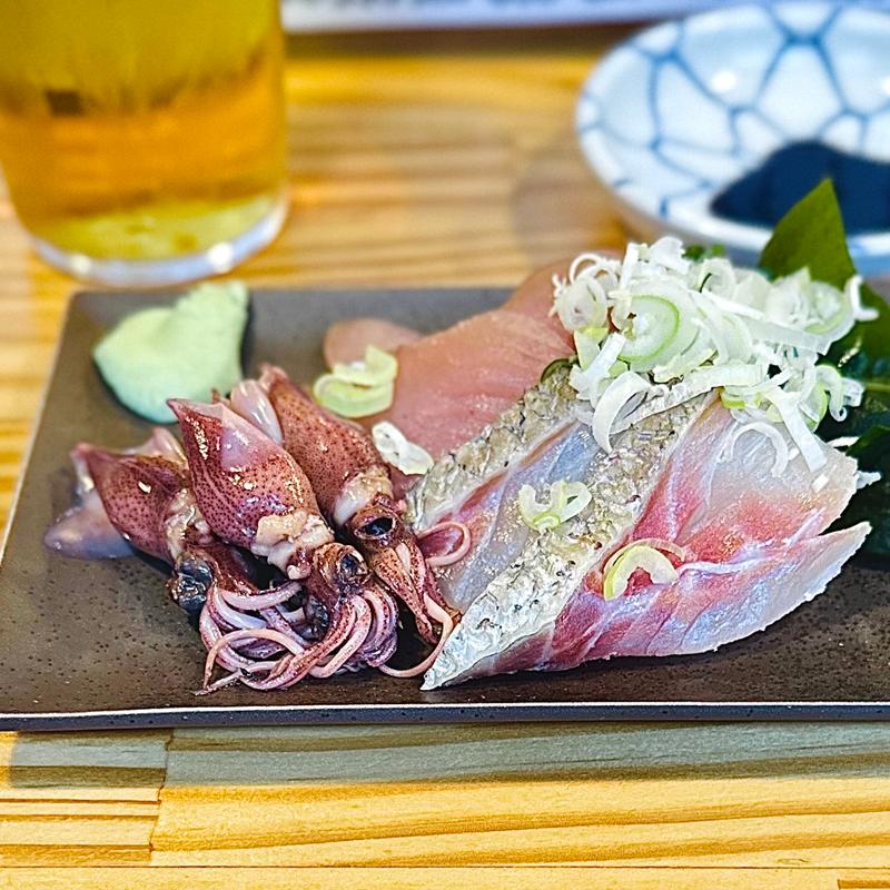 刺身3点盛り(梅田屋)