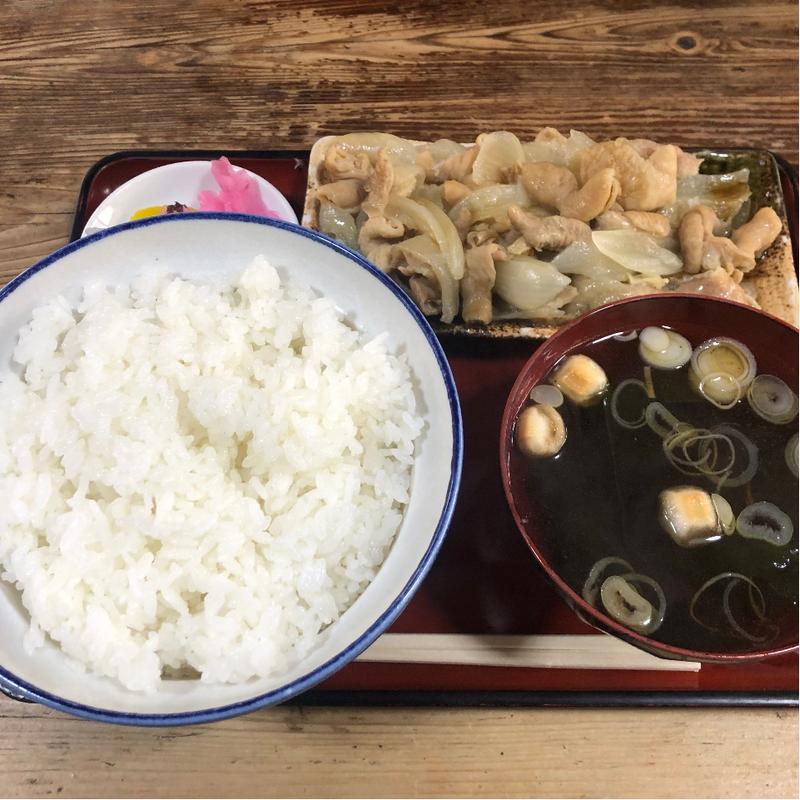 もつ煮ライス(きくや食堂 )