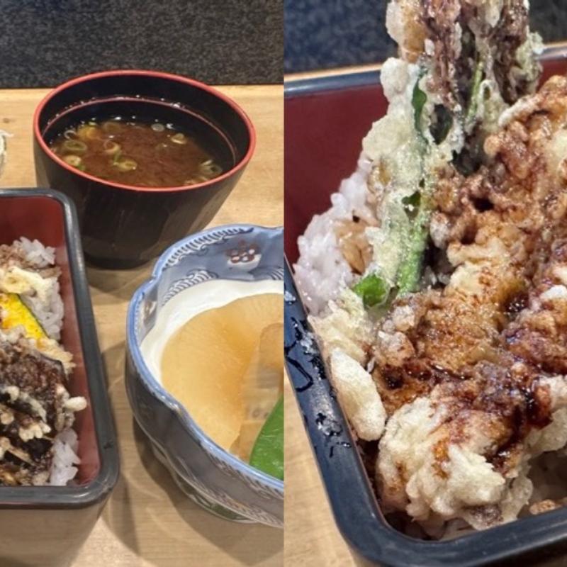 日替りランチ（天丼と煮物）(すし幸)