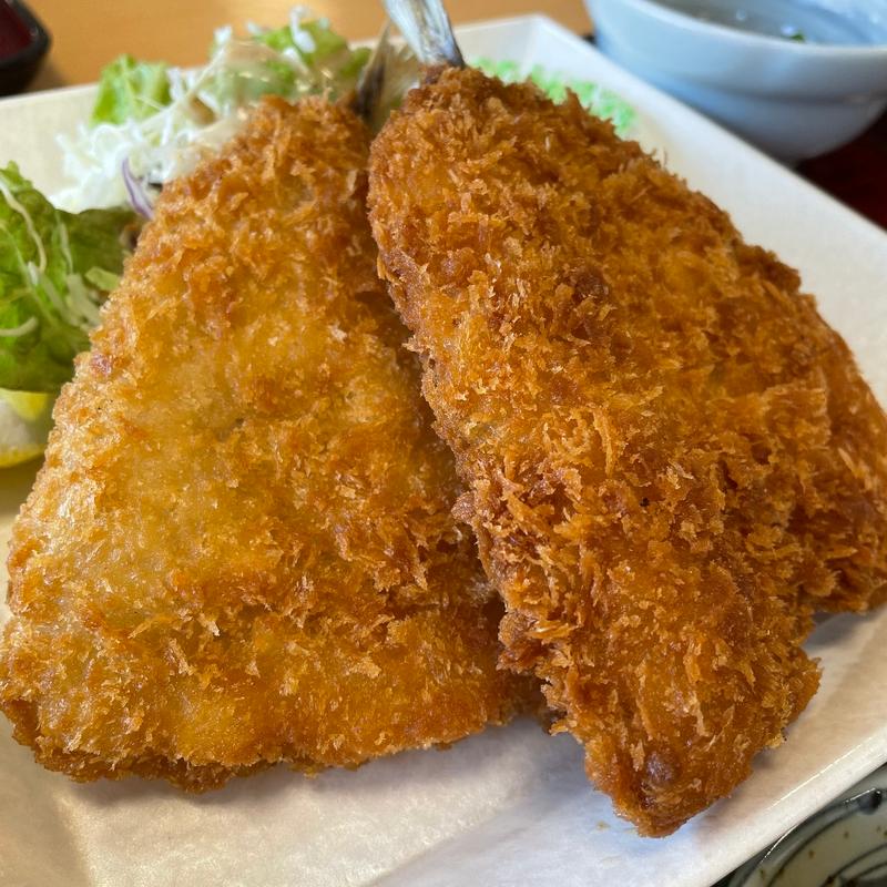 アジフライ(食事処ひらね)