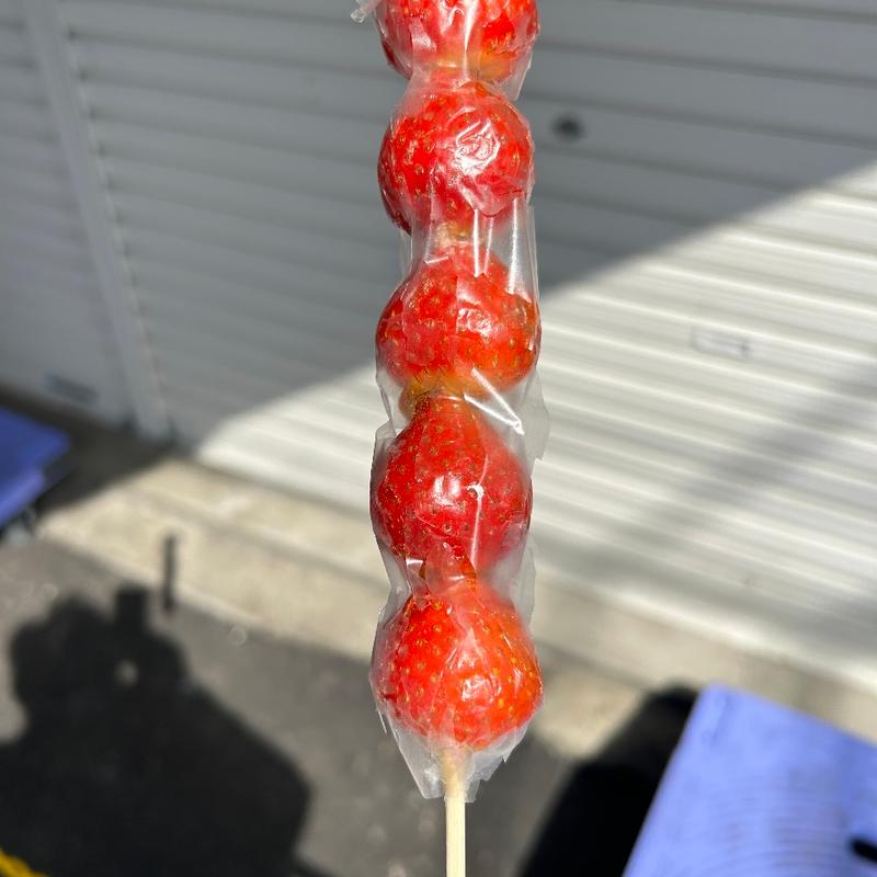 イチゴ飴(丸焼きたこせんべい 築地市場店)