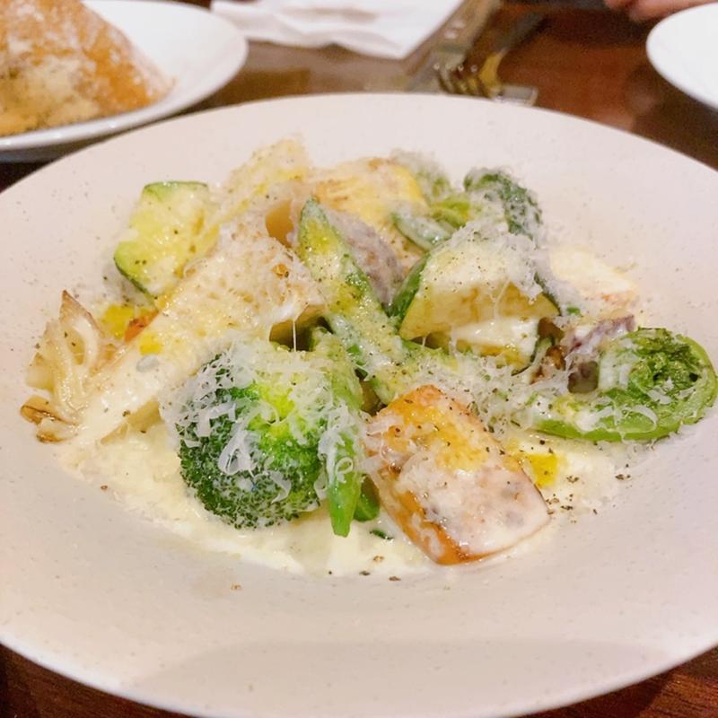 野菜のローストゴルゴンゾーラソース(TOVILA osteria)