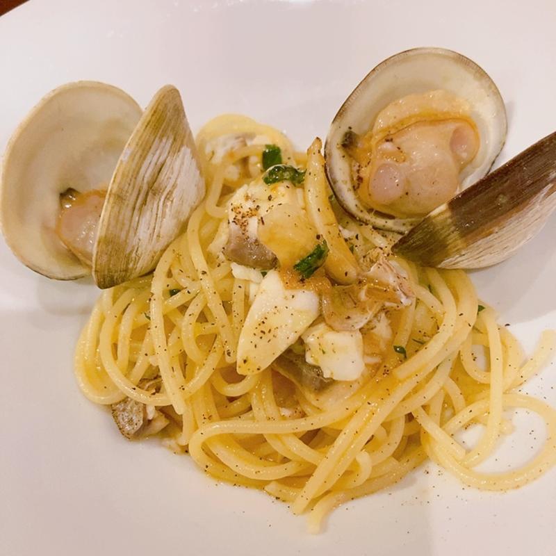 本日の魚介のスパゲッティ(TOVILA osteria)