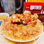 鶏唐ニンニク塩ダレ飯(麺飯店 俵飯)