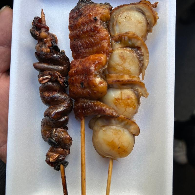 うなぎ串(築地場外市場内の鰻専門店 築地うなぎ食堂)