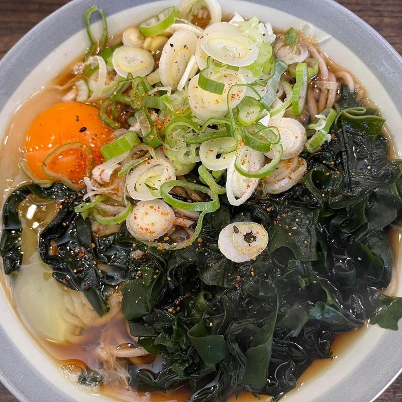 わかめそば たまご(ガリレオ八兵衛)
