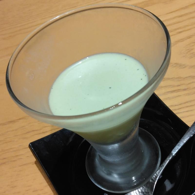 抹茶プリン(瓢喜 香水亭 新橋店)