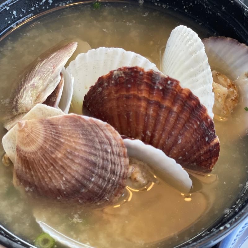 北海道産ほたて汁(北海道生まれ和食処とんでん つきみ野店)