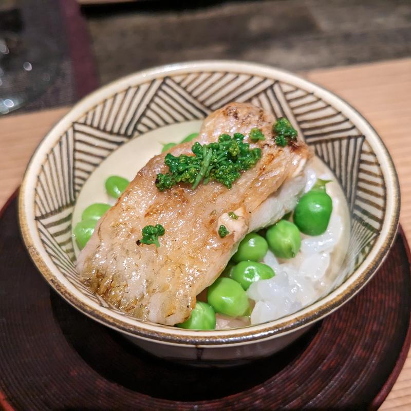 ノドグロ蒸し寿司(松陰鶴水)