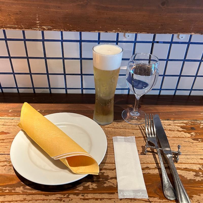 生ビール(トラットリア 築地 パラディーゾ！)