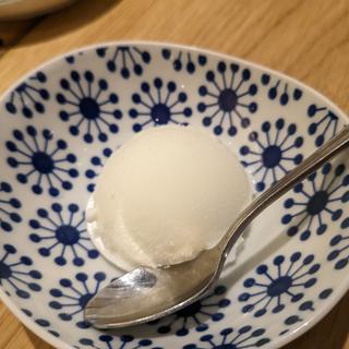 塩アイスクリーム(焼鳥IPPON)