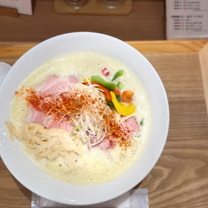 地鶏グリーン(らーめん ぴ！)