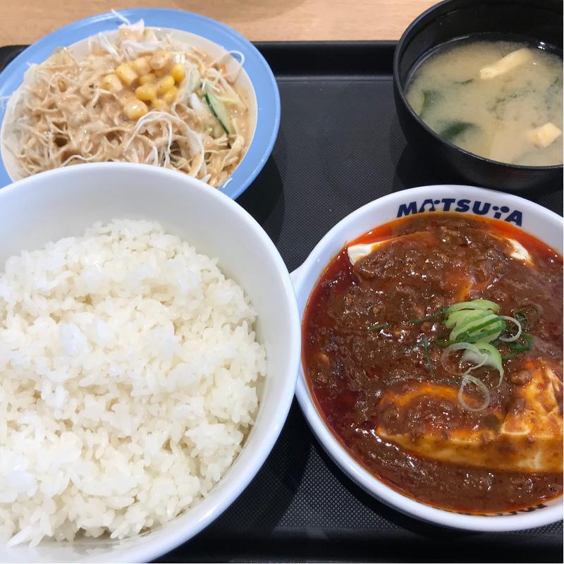 麻婆豆腐定食(松屋 ふじみ野駅前店 )
