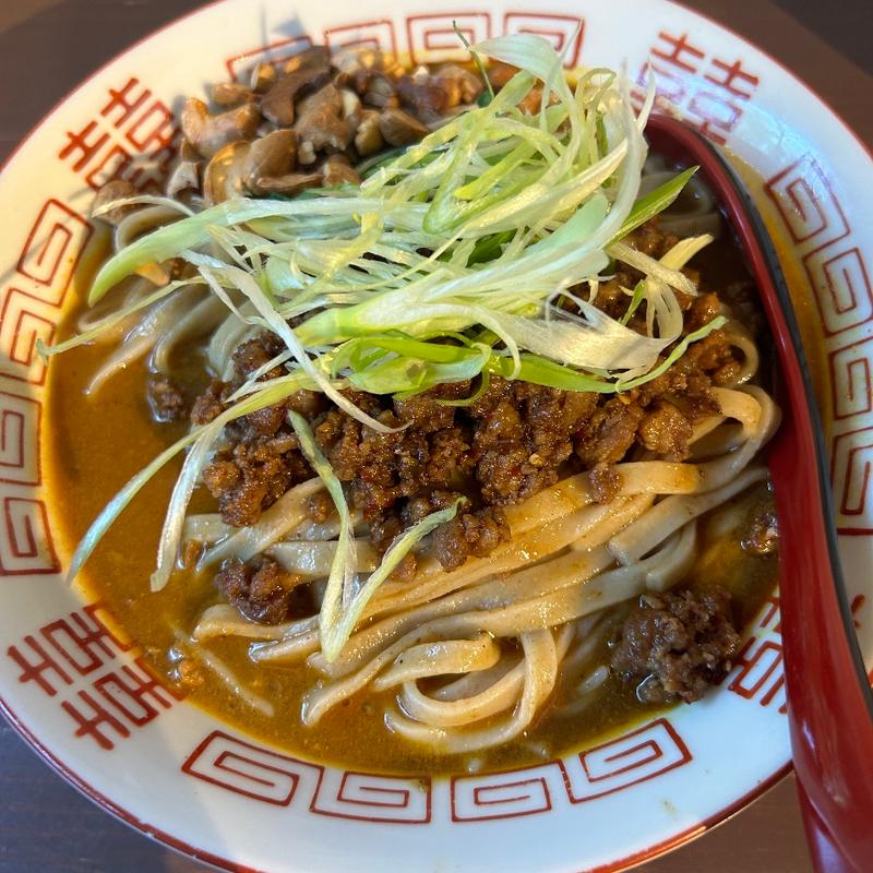 しかだしカレーまぜそば(晴耕雨読)