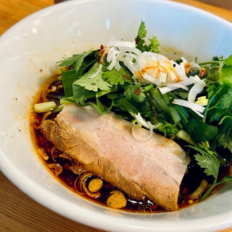 パクチー醤油そば(馬鹿坊)