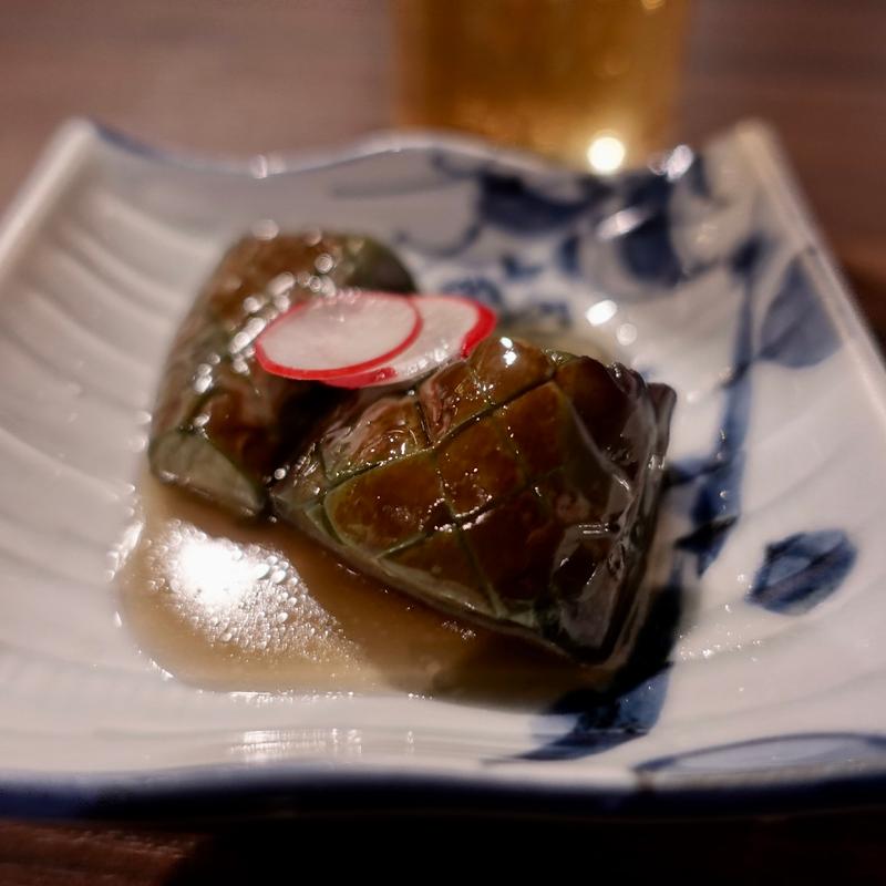 茄子の煮浸し(泡と旬　しゅはり)