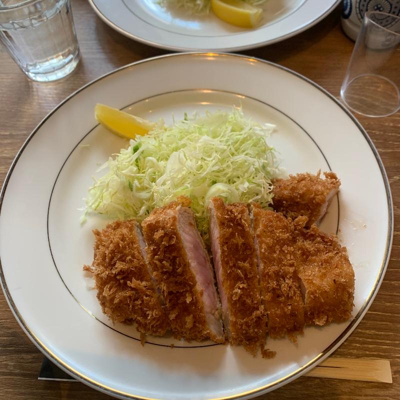 上ロースとんかつ定食(波止場)