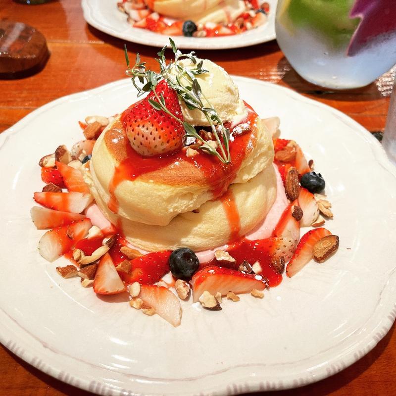 季節のパンケーキ(バリサイカフェ)