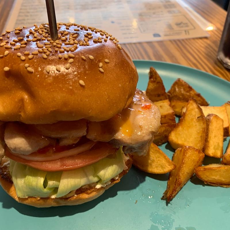 スウィートチリチキンバーガー(SEVENTH HEAVEN)